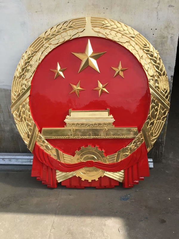 北京贴金国徽生产厂家